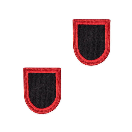 Army Flash Patch: Special Operations Command - red and black - Hooyah Woodworks LLC