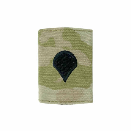 Army Gortex Rank: Specialist - OCP jacket tab - Hooyah Woodworks LLC