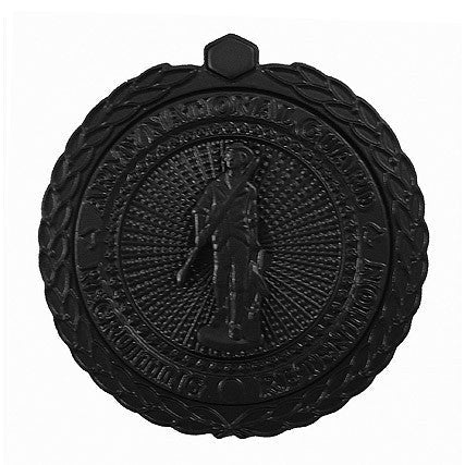 Army ID Badge: ARNG Recruiting and Retention: Senior - black metal - Hooyah Woodworks LLC