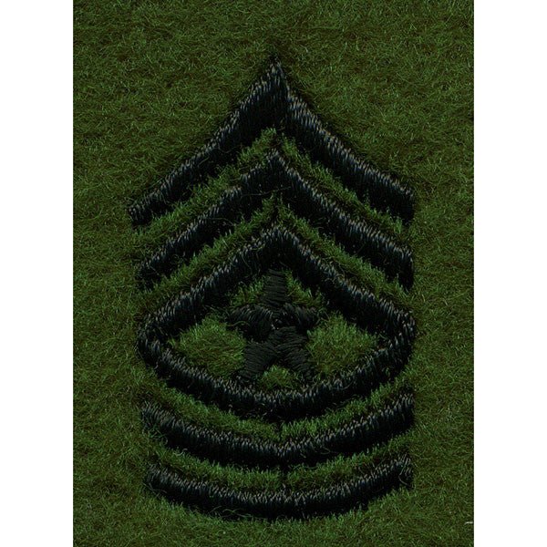 Army Leadership Rank Tab: Sergeant Major - Hooyah Woodworks LLC