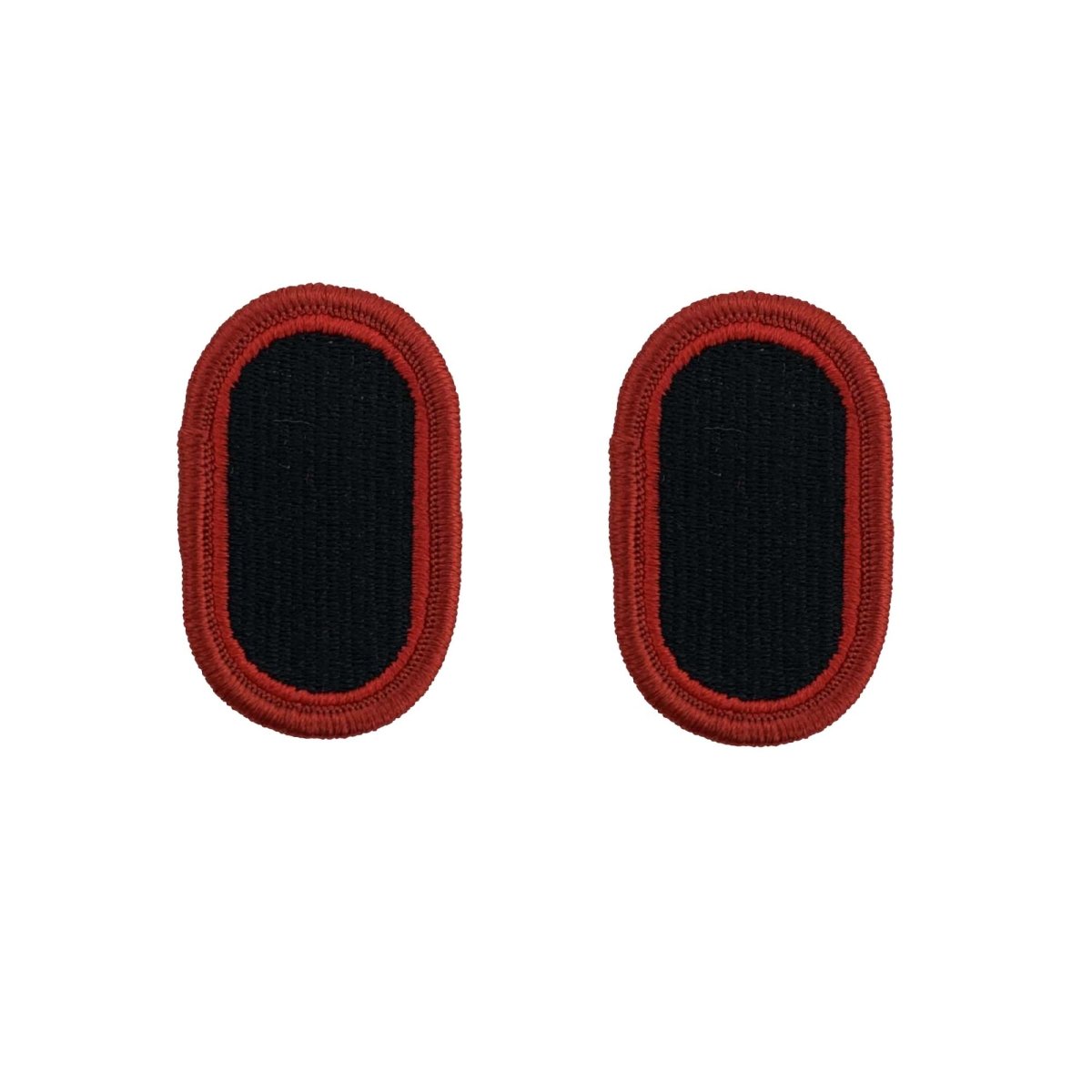 Army Oval Patch: Special Operations Command - red and black - Hooyah Woodworks LLC