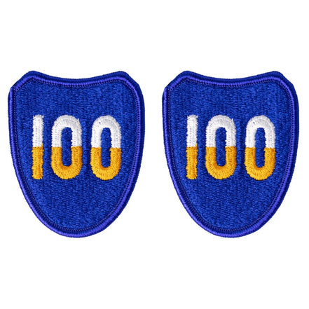Army Patch: 100th Training Division - color - Hooyah Woodworks LLC