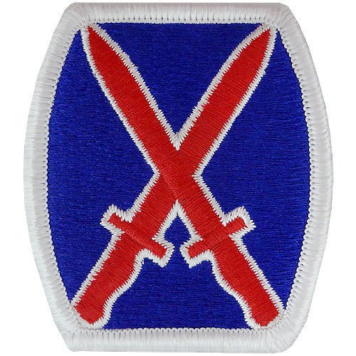 Army Patch: 10th Mountain Division (Infantry) - color - Hooyah Woodworks LLC