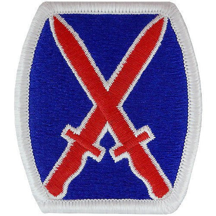 Army Patch: 10th Mountain Division (Infantry) - color - Hooyah Woodworks LLC