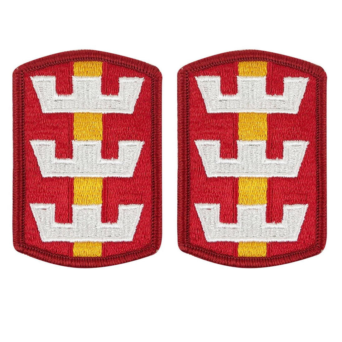 Army Patch: 130th Engineer Brigade - color - Hooyah Woodworks LLC