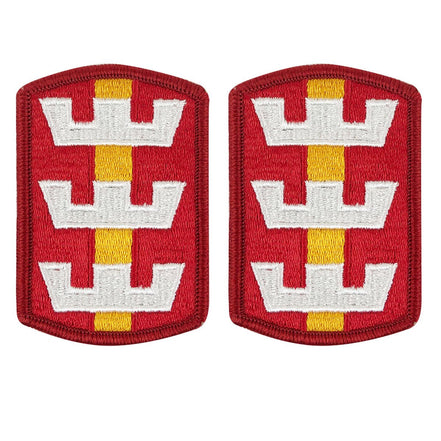 Army Patch: 130th Engineer Brigade - color - Hooyah Woodworks LLC