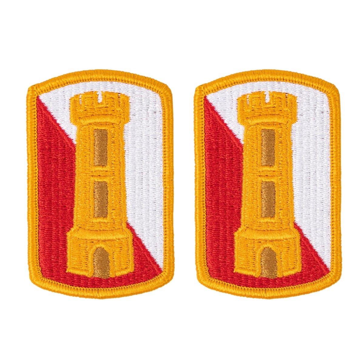 Army Patch: 168th Engineer Brigade - Full Color embroidery - Hooyah Woodworks LLC