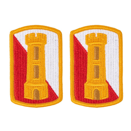 Army Patch: 168th Engineer Brigade - Full Color embroidery - Hooyah Woodworks LLC