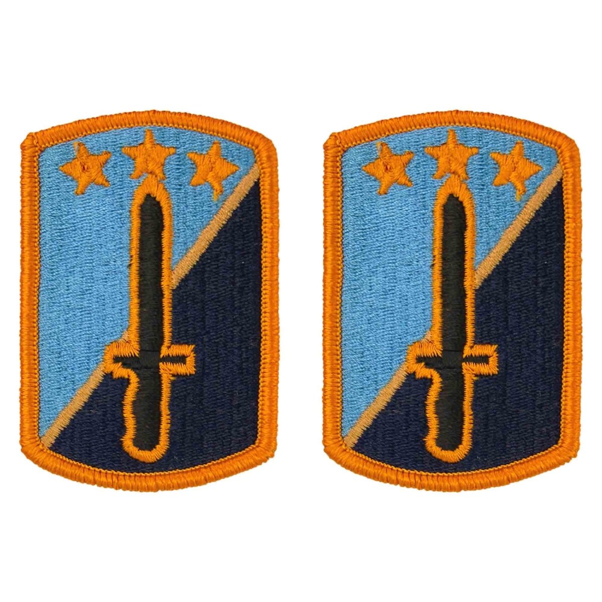 Army Patch: 170th Infantry Brigade - embroidered full color - Hooyah Woodworks LLC