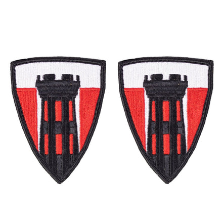 Army Patch: 176th Engineer Brigade - Full Color embroidery - Hooyah Woodworks LLC
