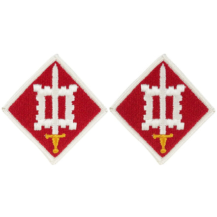 Army Patch: 18th Engineer Brigade - Full Color embroidery - Hooyah Woodworks LLC