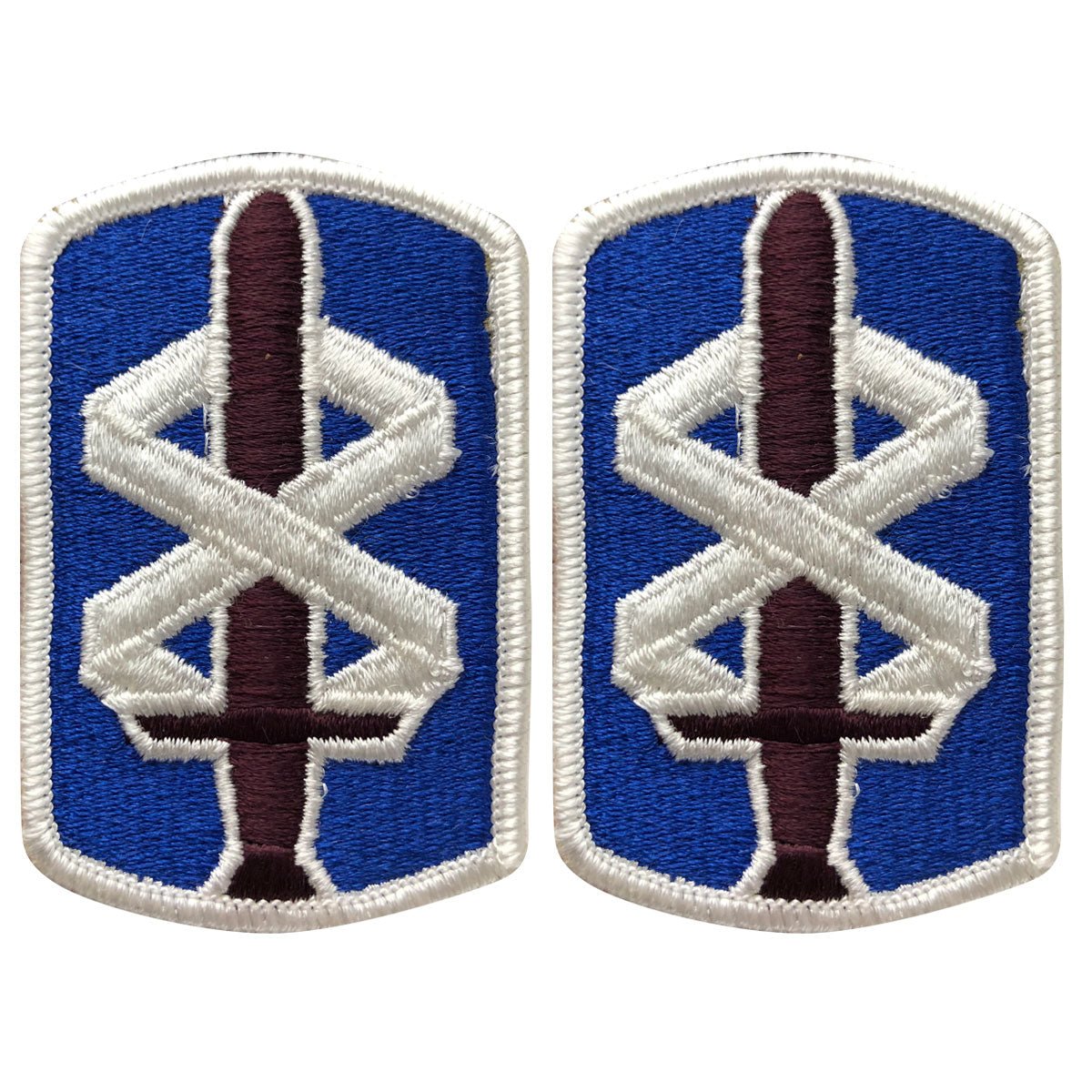 Army Patch: 18th Medical Command - color - Hooyah Woodworks LLC