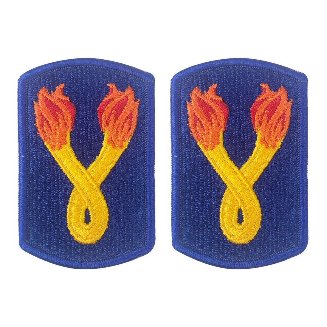 Army Patch: 196th Infantry Brigade - Full Color embroidery - Hooyah Woodworks LLC