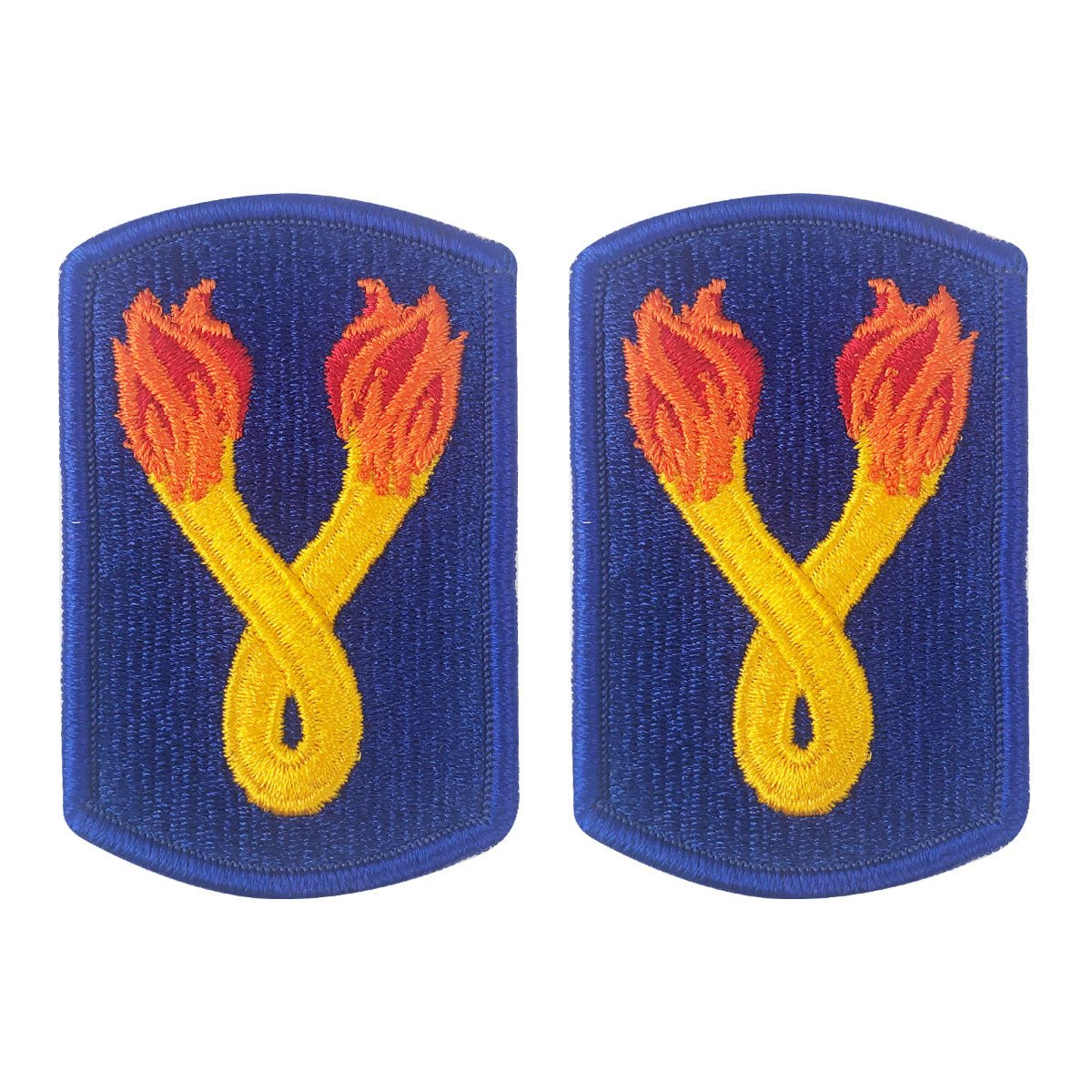 Army Patch: 196th Infantry Brigade - Full Color embroidery - Hooyah Woodworks LLC