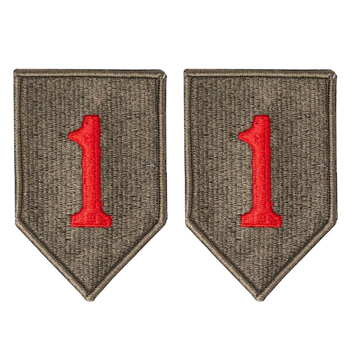 Army Patch: 1st Infantry Division - color - Hooyah Woodworks LLC