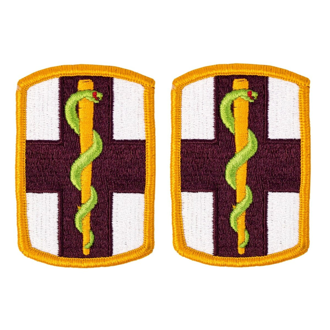 Army Patch: 1st Medical Brigade - color - Hooyah Woodworks LLC