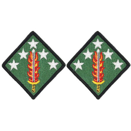 Army Patch: 20th CBRNE Chemical, Biological, Radiological, Nuclear, Explosives Command - color - Hooyah Woodworks LLC