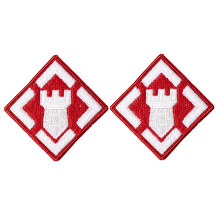 Army Patch: 20th Engineer Brigade - color - Hooyah Woodworks LLC