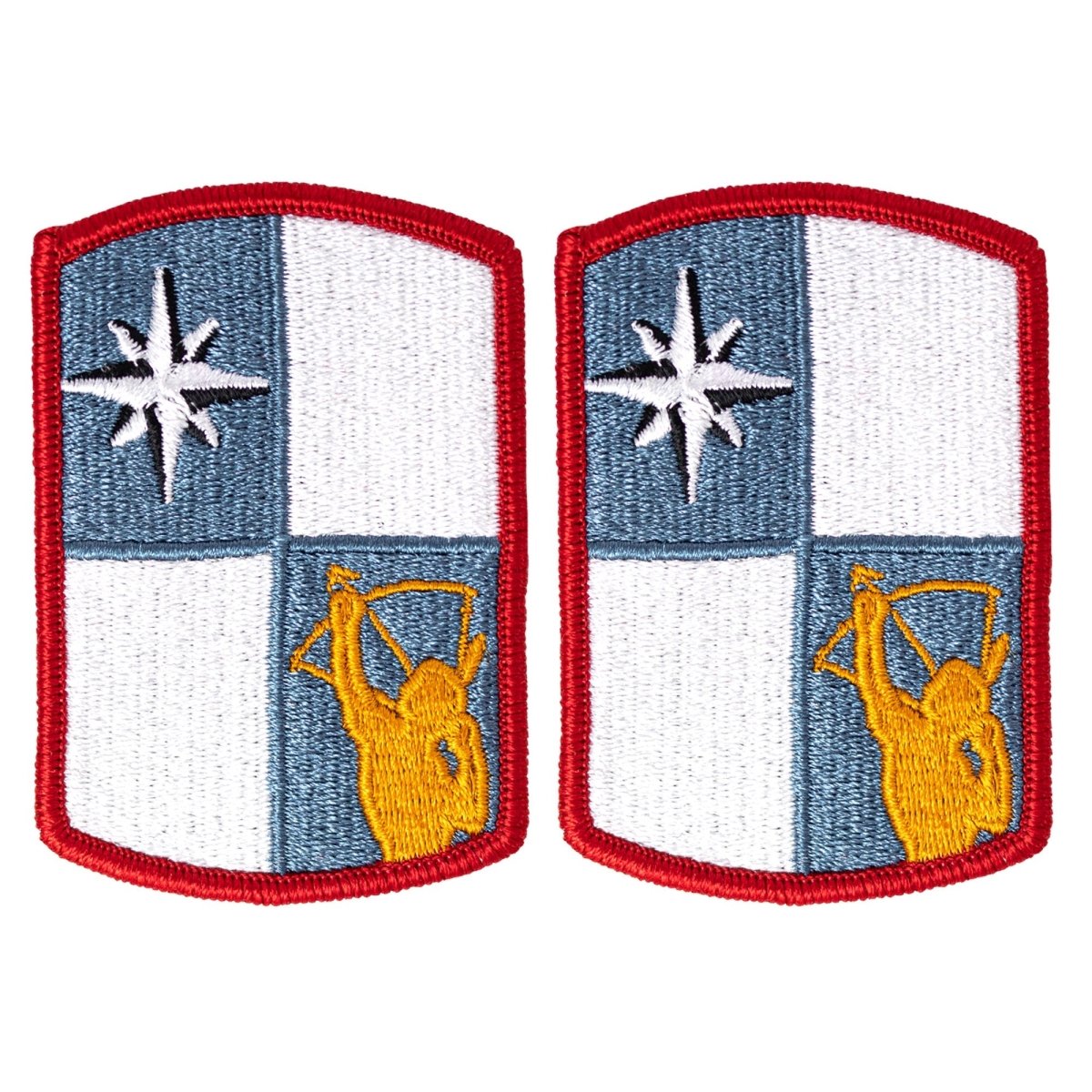 Army Patch: 287th Sustainment Brigade - Full Color embroidery - Hooyah Woodworks LLC