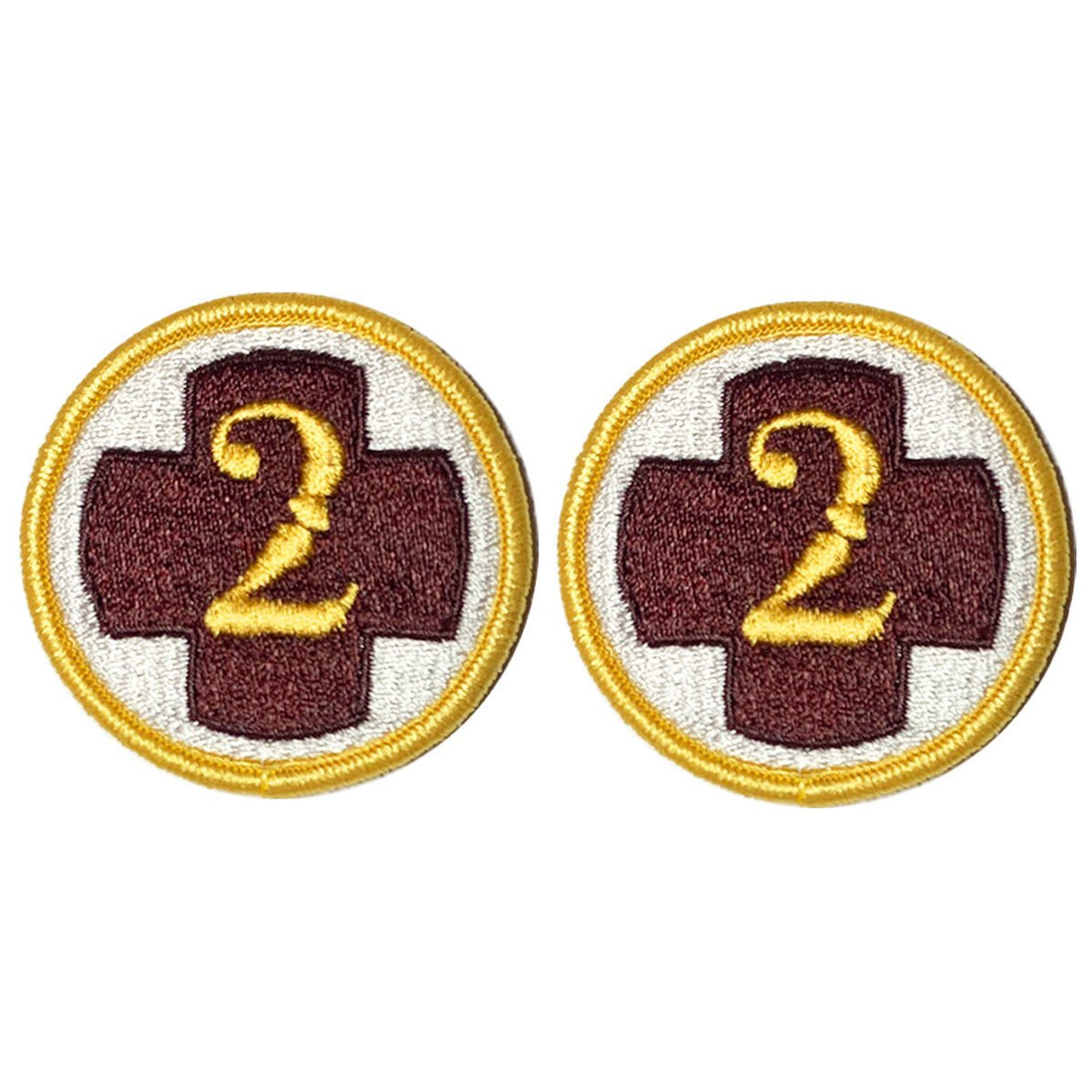 Army Patch: 2nd Medical Brigade - color - Hooyah Woodworks LLC