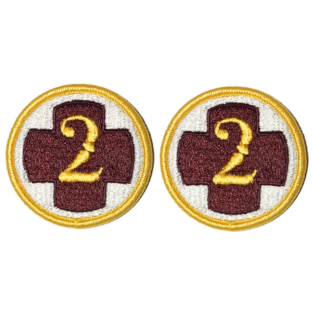 Army Patch: 2nd Medical Brigade - color - Hooyah Woodworks LLC