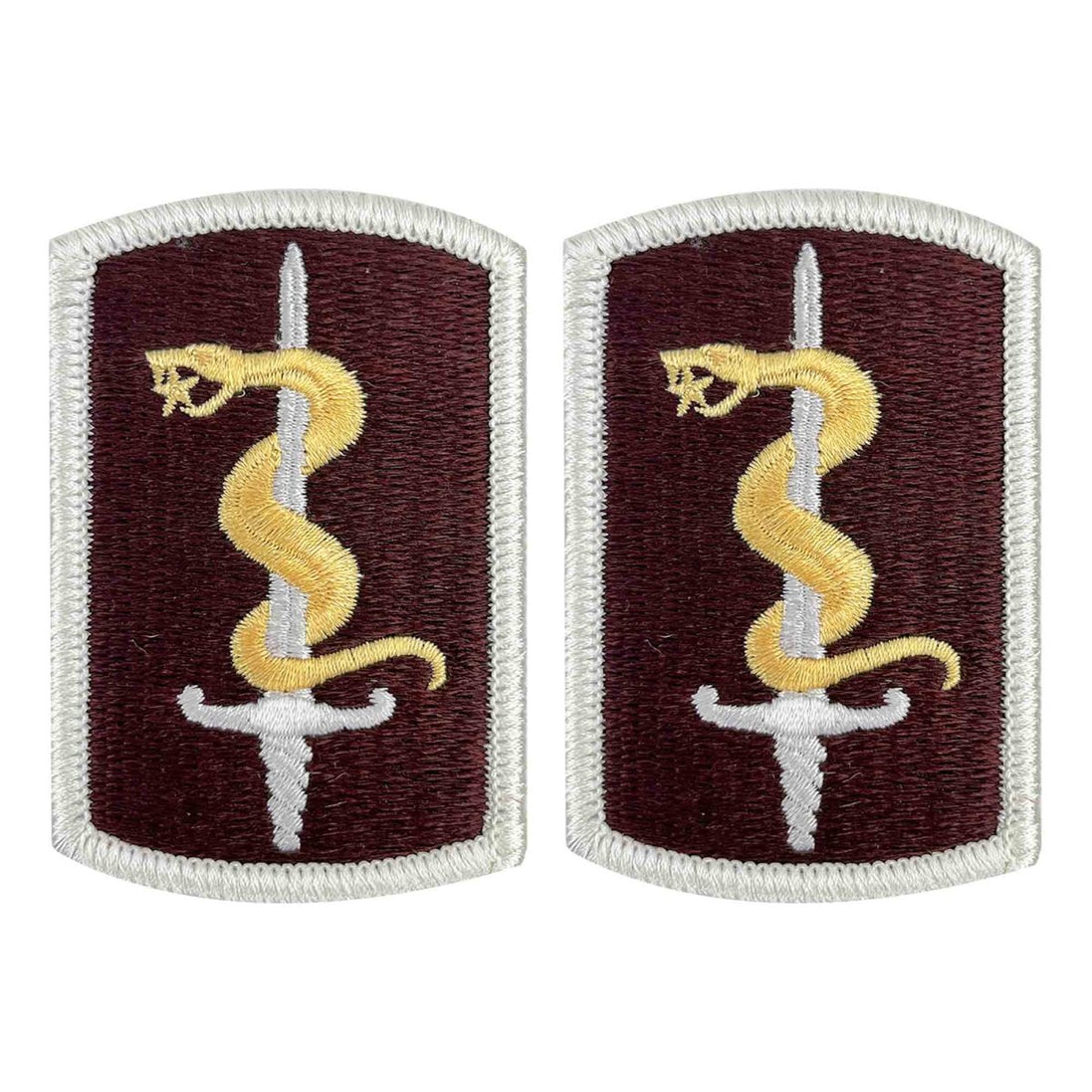 Army Patch: 30th Medical Brigade - color - Hooyah Woodworks LLC