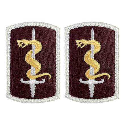 Army Patch: 30th Medical Brigade - color - Hooyah Woodworks LLC