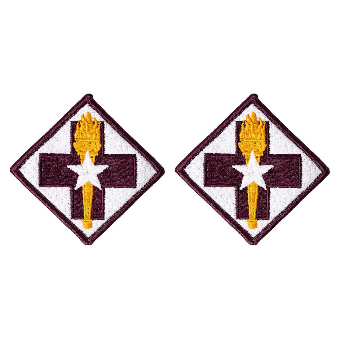 Army Patch: 32nd Medical Brigade - color - Hooyah Woodworks LLC