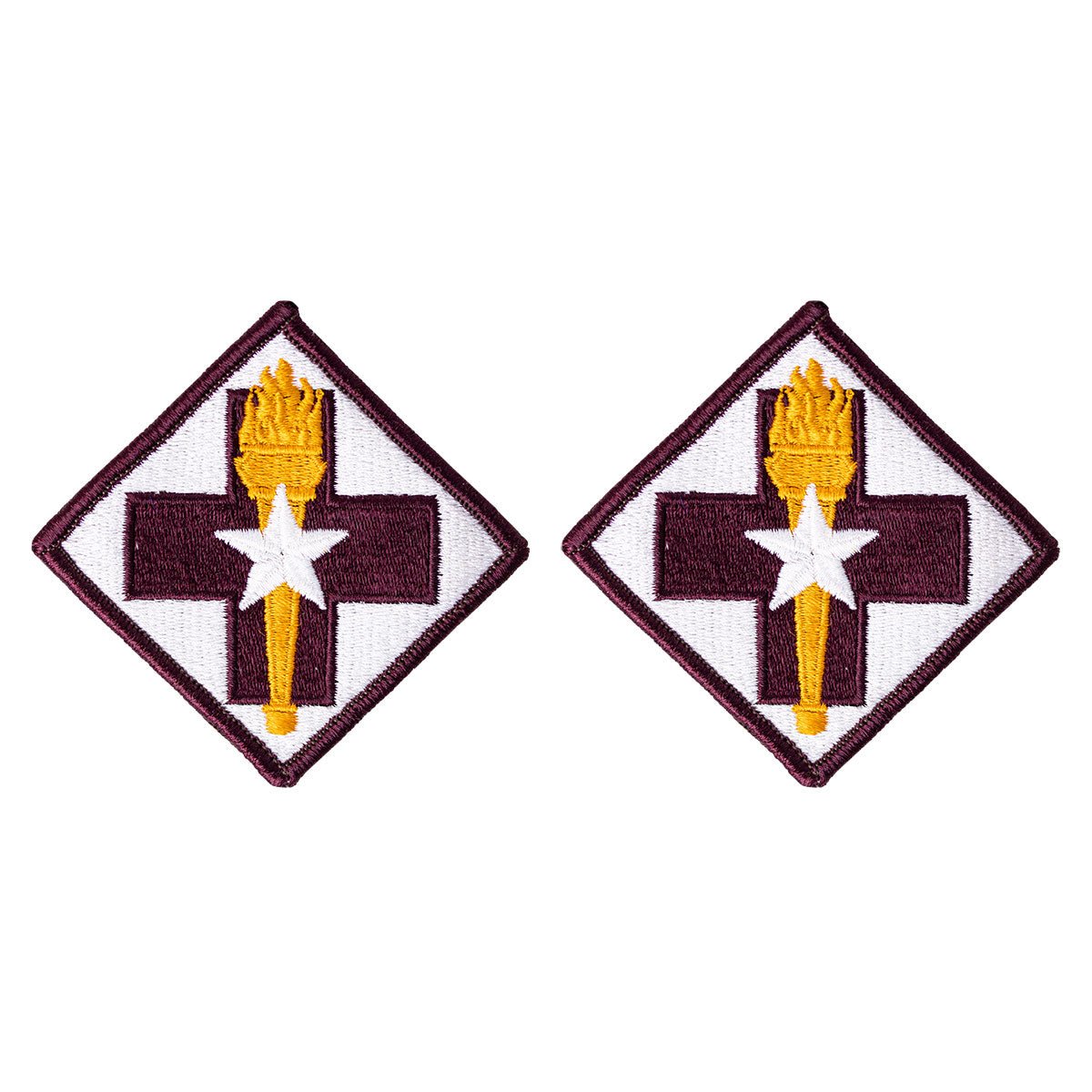 Army Patch: 32nd Medical Brigade - color - Hooyah Woodworks LLC