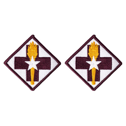 Army Patch: 32nd Medical Brigade - color - Hooyah Woodworks LLC