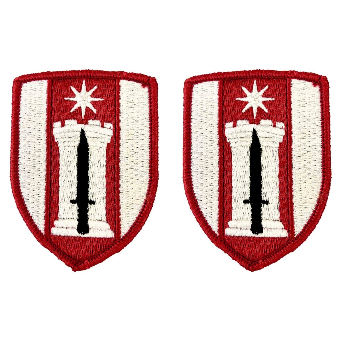 Army Patch: 372nd Engineer Brigade - Full Color embroidery - Hooyah Woodworks LLC