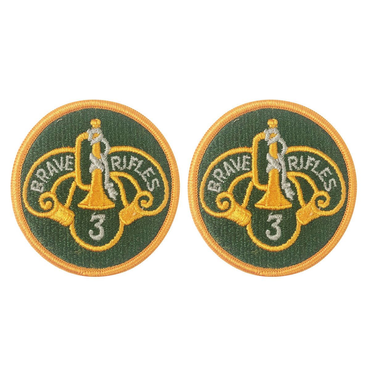 Army Patch: 3rd Cavalry Regiment - color - Hooyah Woodworks LLC