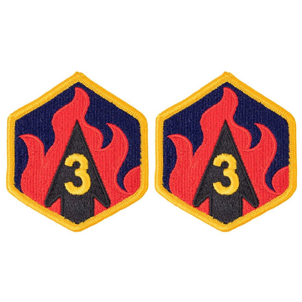 Army Patch: 3rd Chemical Brigade - color - Hooyah Woodworks LLC