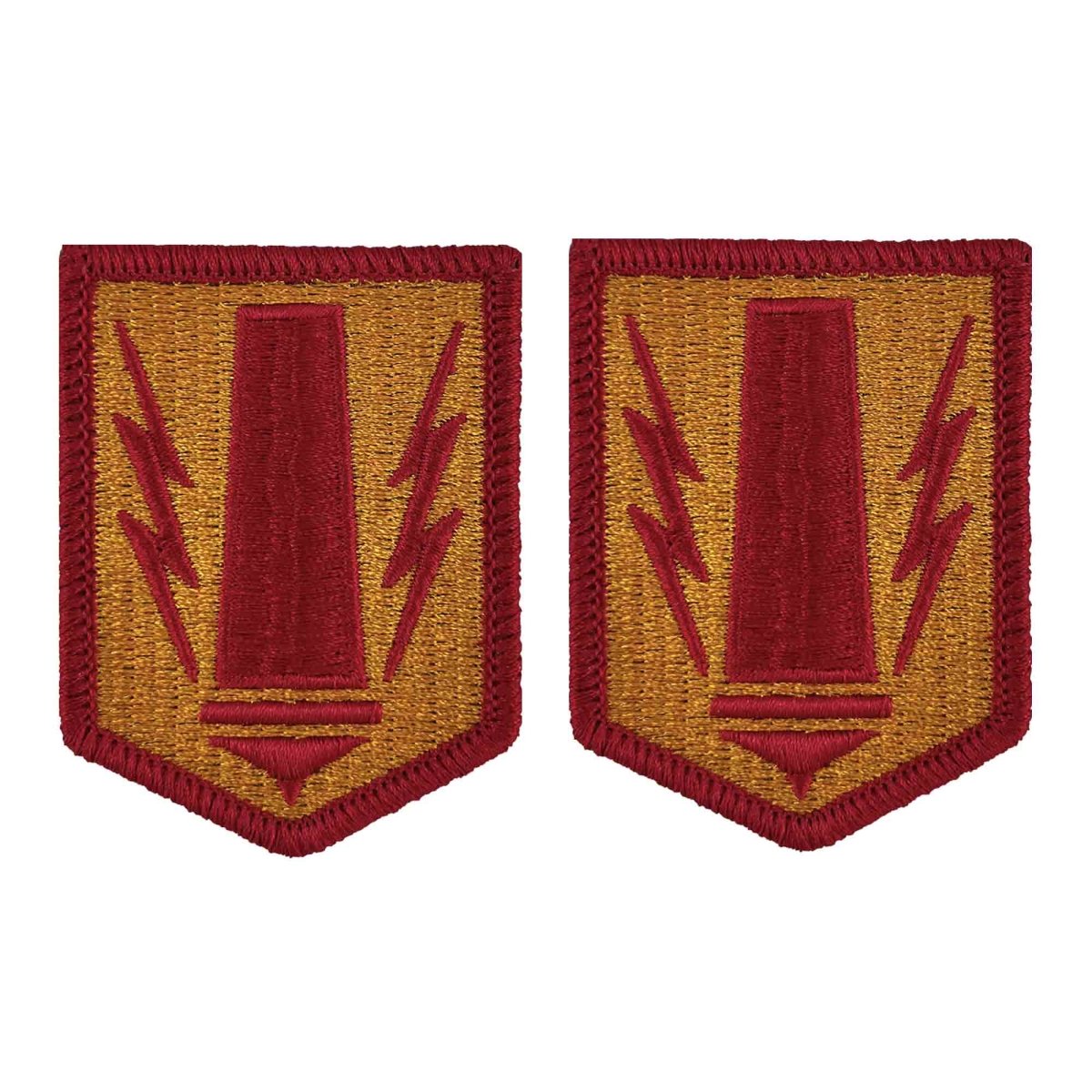 Army Patch: 41st Field Artillery Brigade - embroidered on Full Color - Hooyah Woodworks LLC