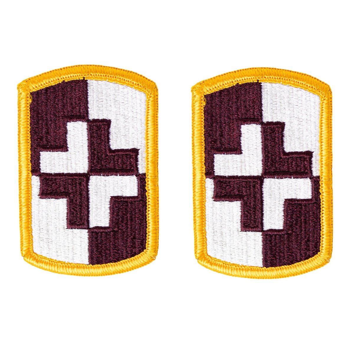 Army Patch: 4th Medical Brigade - color - Hooyah Woodworks LLC