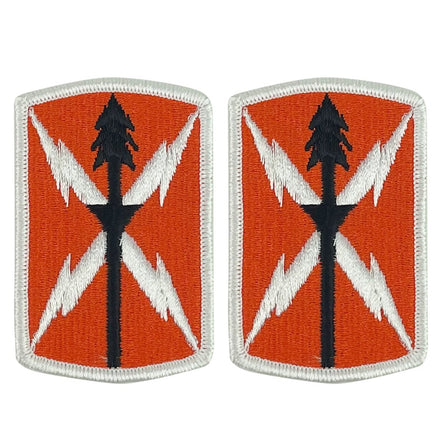 Army Patch: 516th Signal Brigade - Full Color embroidery - Hooyah Woodworks LLC