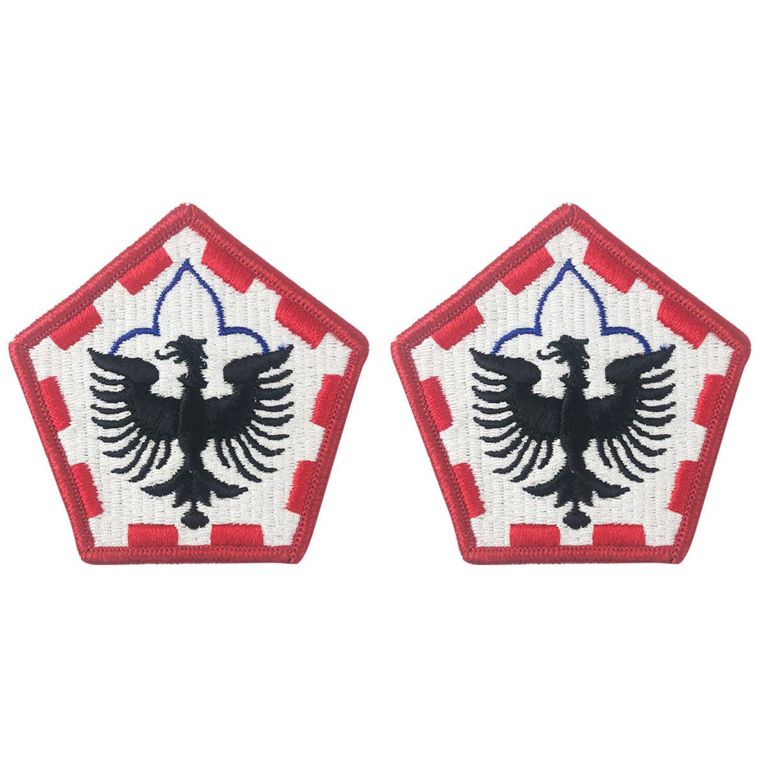 Army Patch: 555th Engineer Group - color - Hooyah Woodworks LLC