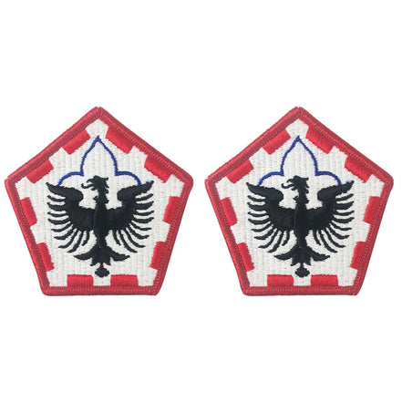 Army Patch: 555th Engineer Group - color - Hooyah Woodworks LLC