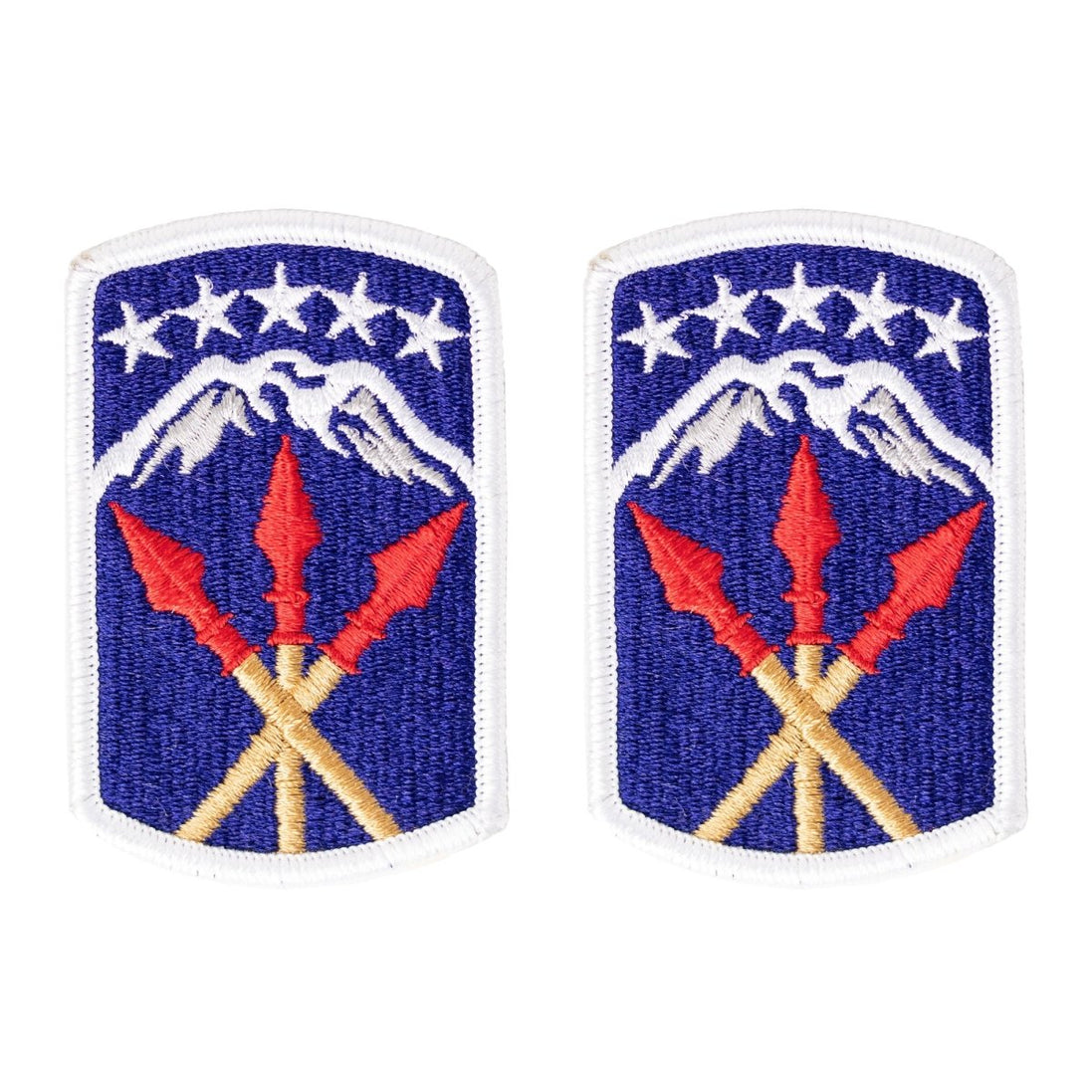 Army Patch: 593rd Sustainment Brigade - Full Color embroidery - Hooyah Woodworks LLC