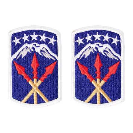 Army Patch: 593rd Sustainment Brigade - Full Color embroidery - Hooyah Woodworks LLC