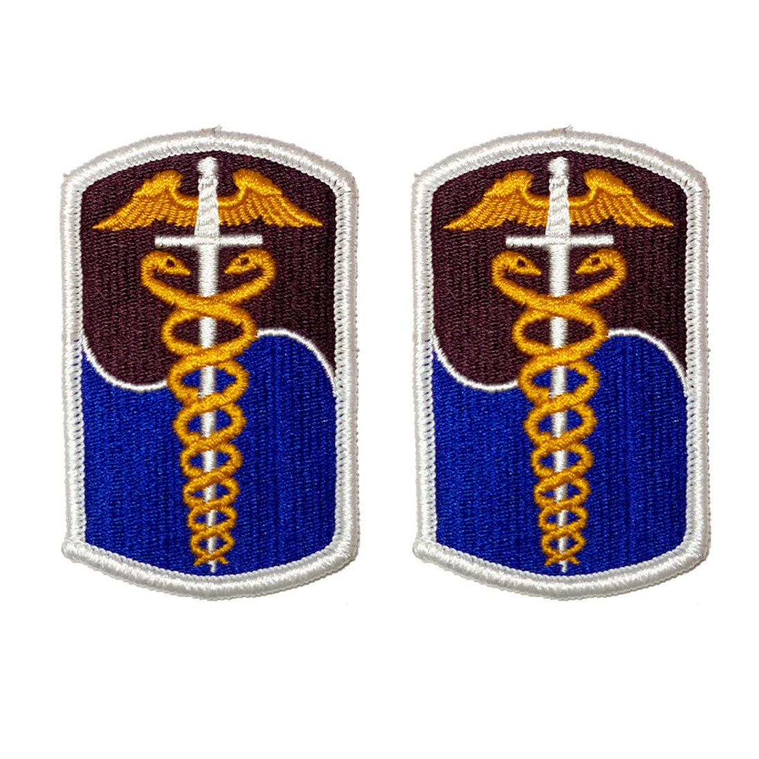 Army Patch: 65th Medical Brigade - color - Hooyah Woodworks LLC