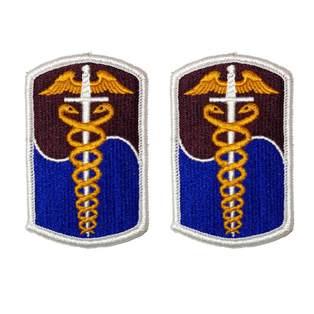 Army Patch: 65th Medical Brigade - color - Hooyah Woodworks LLC