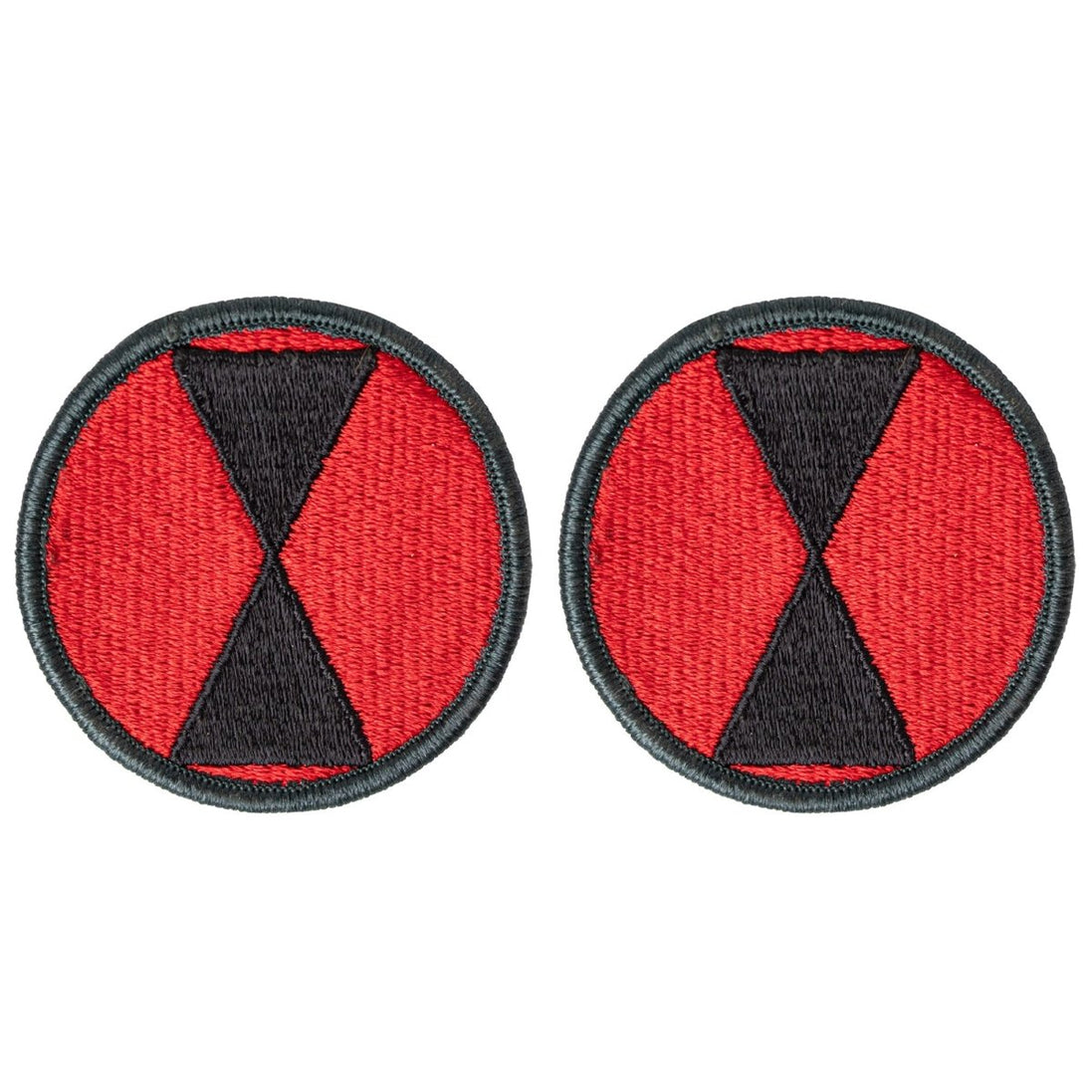 Army Patch: 7th Infantry Division - color - Hooyah Woodworks LLC