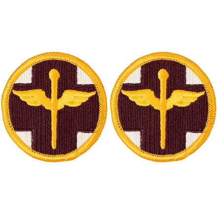 Army Patch: 818th Hospital Center - Full Color embroidery - Hooyah Woodworks LLC