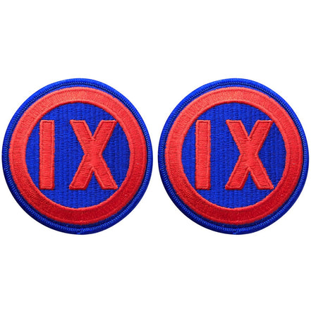 Army Patch: 9th Regional Support Command - color - Hooyah Woodworks LLC