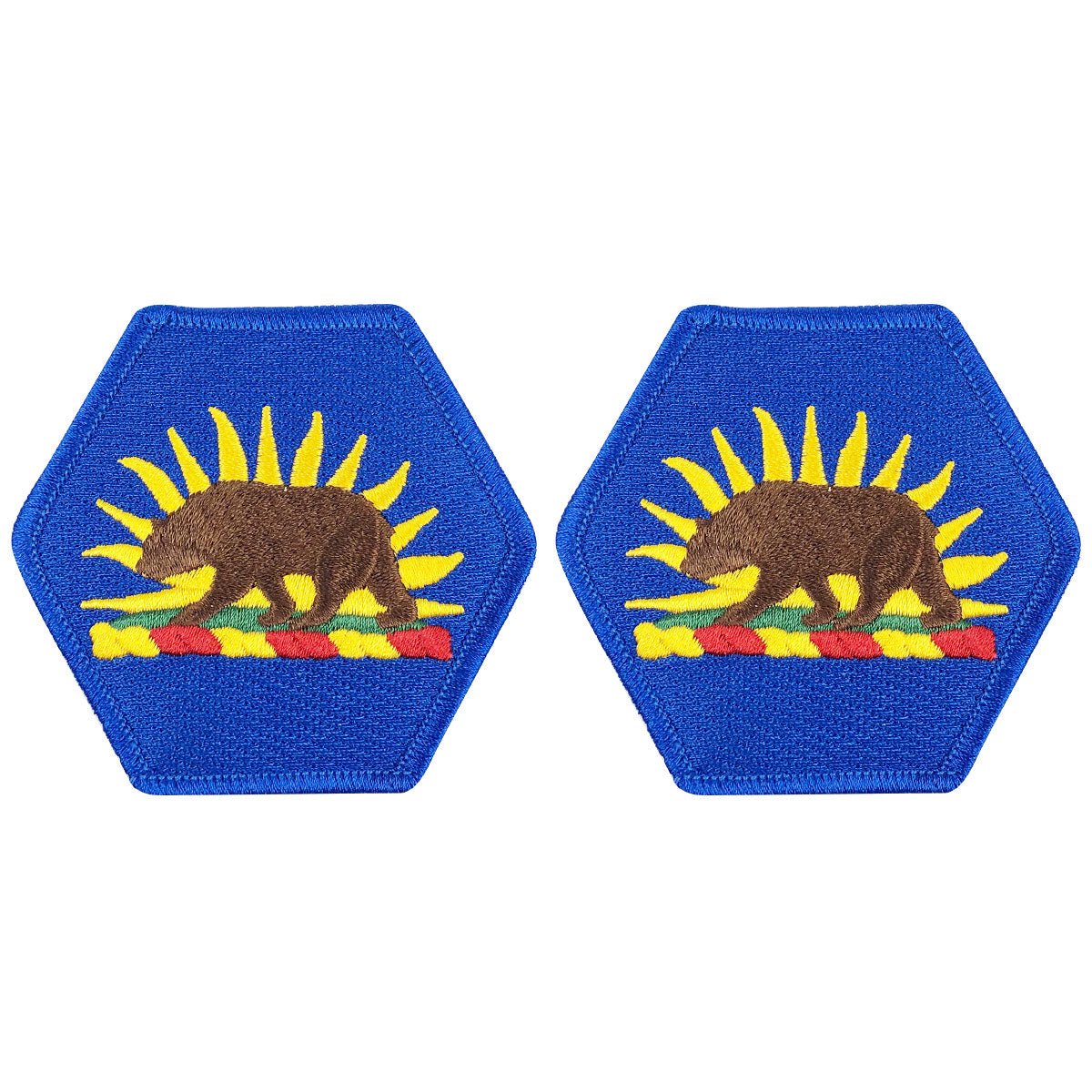 Army Patch: California National Guard - color - Hooyah Woodworks LLC