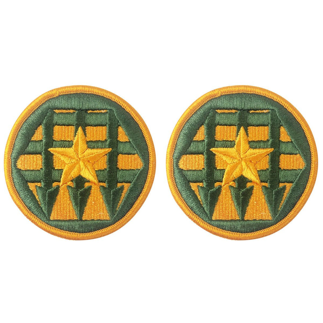 Army Patch: Corrections Command - Full Color embroidery - Hooyah Woodworks LLC