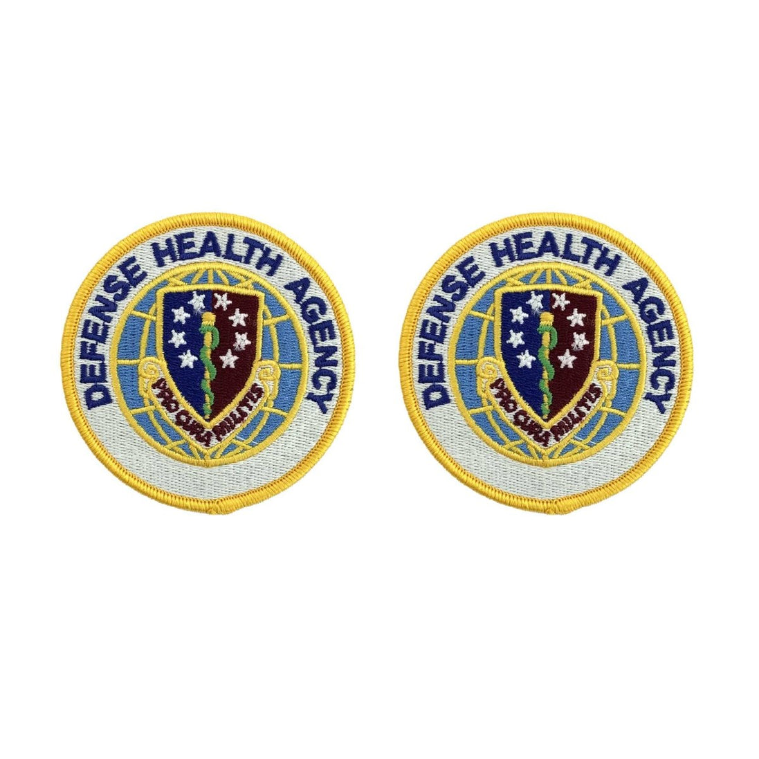 Army Patch: Defense Health Agency - color - Hooyah Woodworks LLC