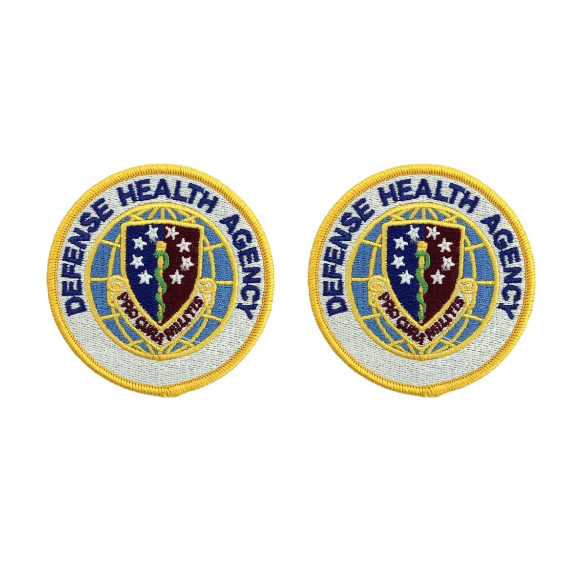Army Patch: Defense Health Agency - color - Hooyah Woodworks LLC