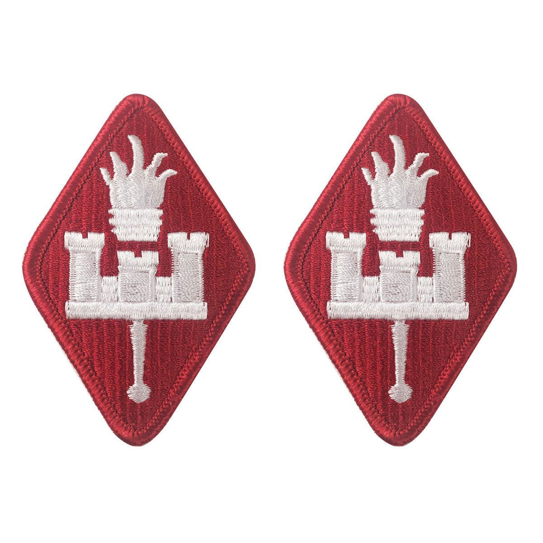 Army Patch: Engineer Training School - Full Color embroidery - Hooyah Woodworks LLC